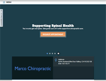 Tablet Screenshot of marcochiro.com